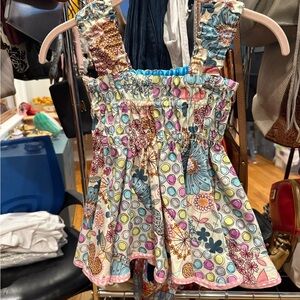 Floral and Polka Dot Sundress twirl twirl